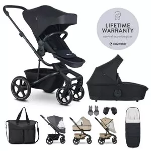 Easywalker Set XXL Harvey⁵ s příslušenstvím - Midnight Black
