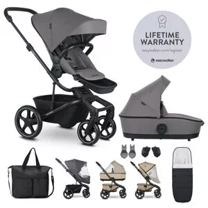 Easywalker Set XXL Harvey⁵ s příslušenstvím - Pebble Grey
