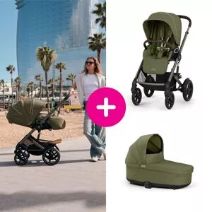 Cybex Talos S Lux + korba Cot S Lux 2026 - Moss Green